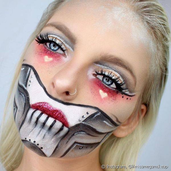 A NYX Professional Makeup traz ao Brasil o famoso desafio de maquiagem art?stica pela primeira vez - saiba tudo!(Foto: Instagram @lilmissmegsmakeup)